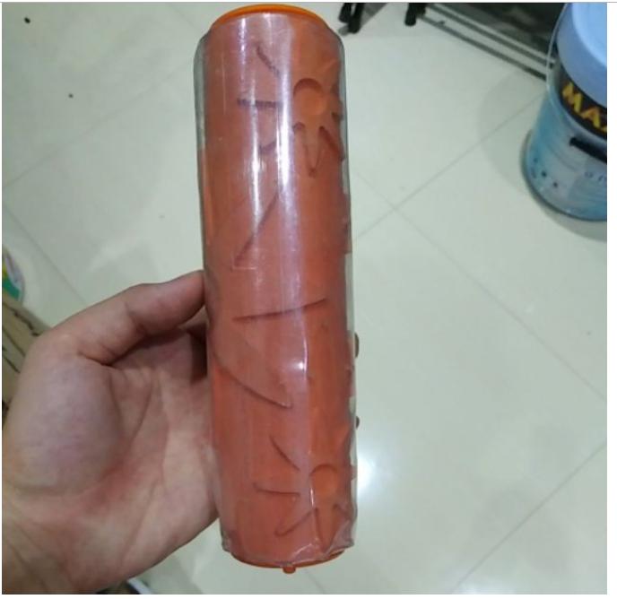 Ống Lăn Hoa Văn Trên Sơn Thanh Bình (sản phẩm không bao gồm khay lăn)