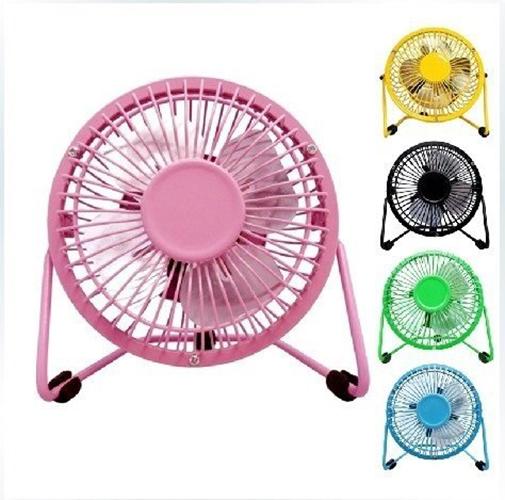 Quạt Lồng Sắt Để Bàn Usb Mini Nhỏ Gọn Siêu Mát