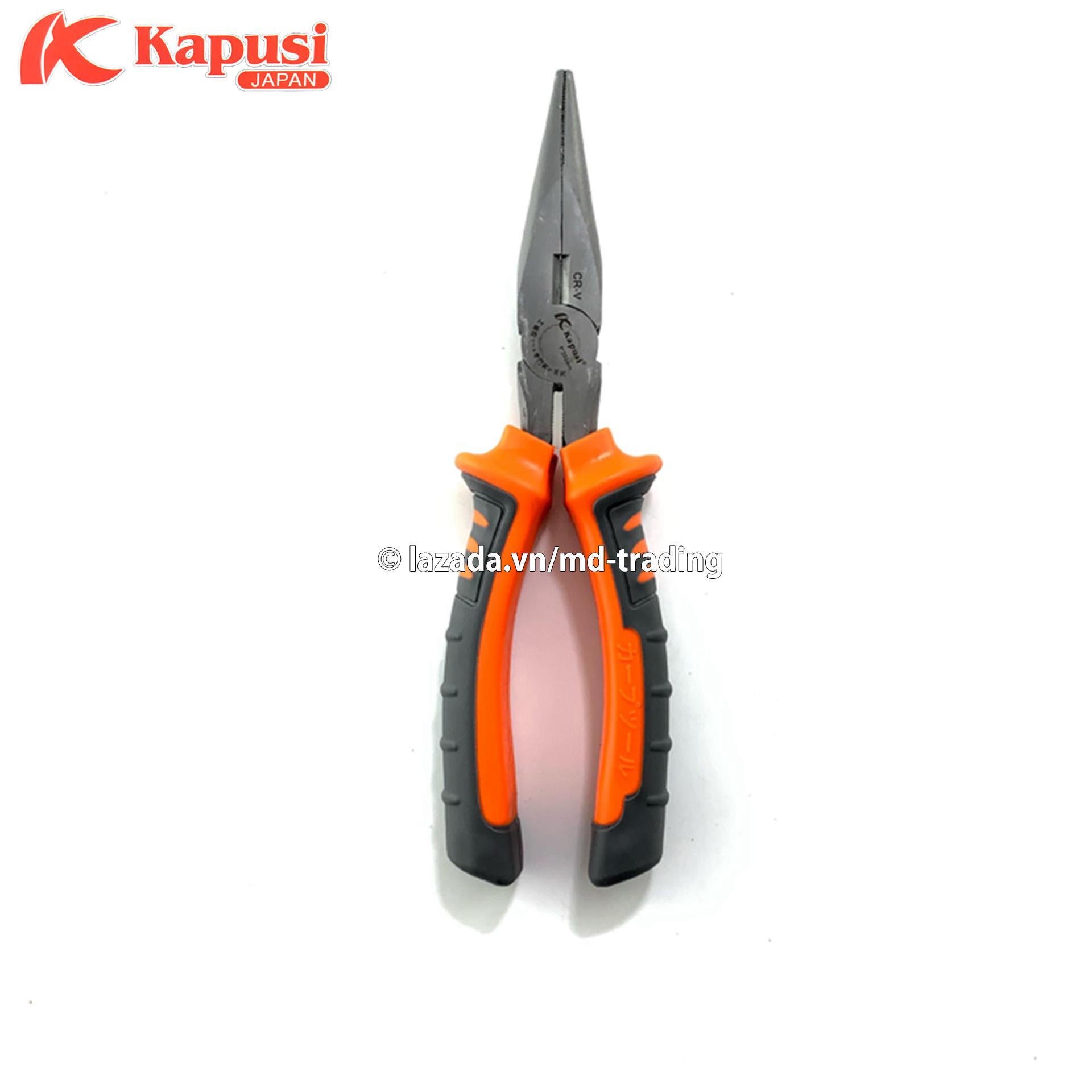 Kìm nhọn thép Nhật CR-V cao cấp Kapusi Japan 8 inch