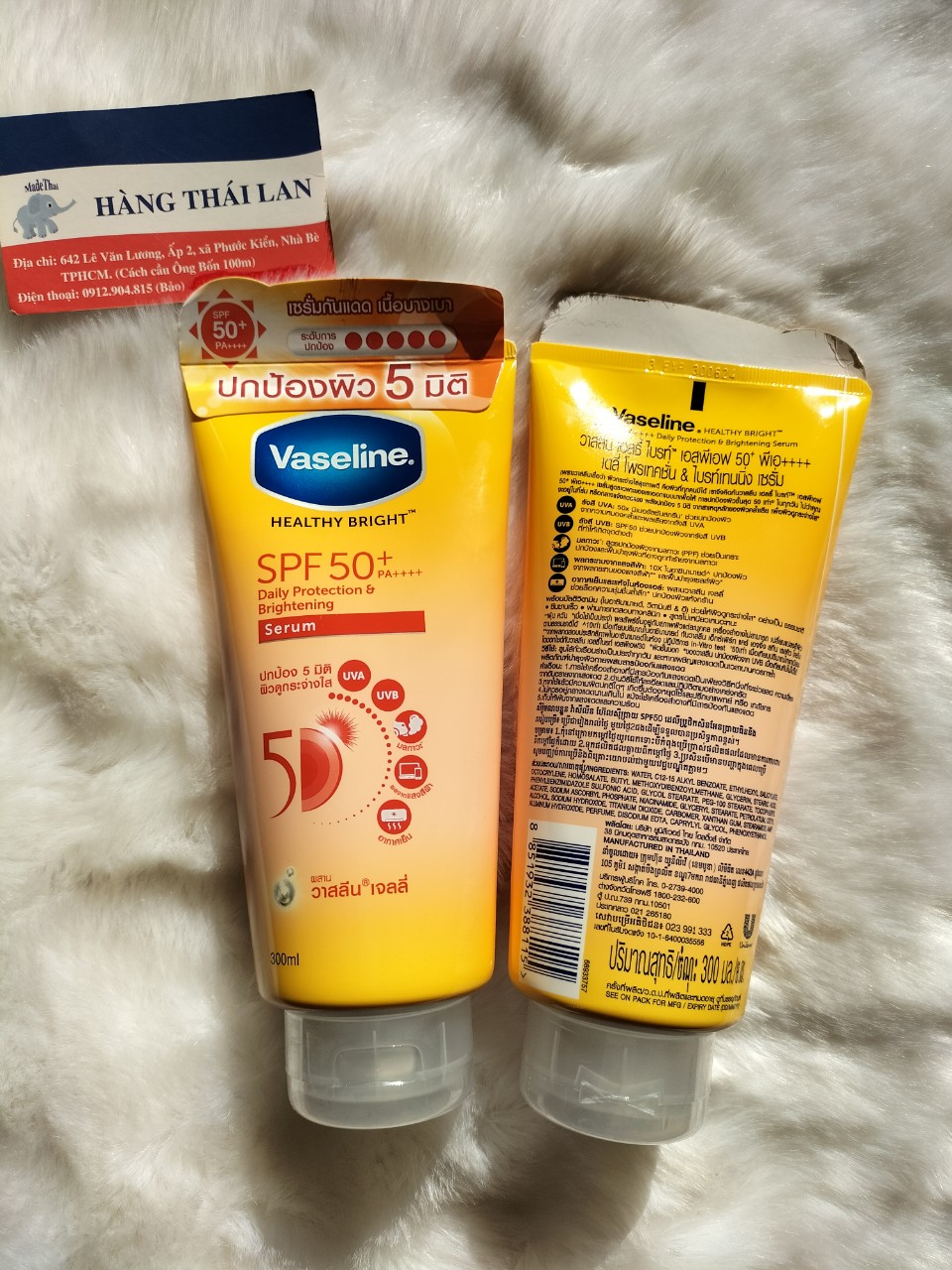 Dưỡng thể Vaseline 50X Thái Lan 300ml
