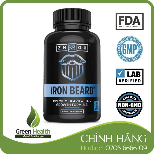 Iron Beard Vitamin hỗ trợ mọc râu