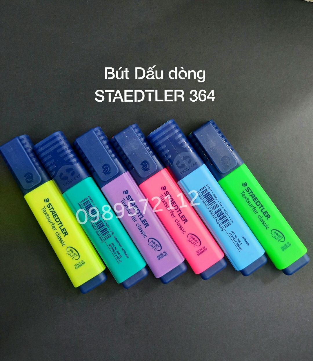 Bút dấu dòng STAEDTLER 364-Bút highlight dạ quang đức.