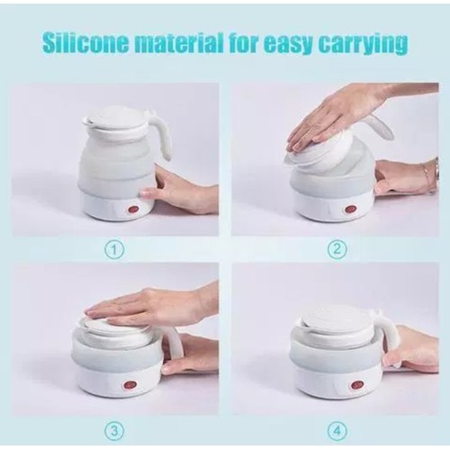 Ấm đun nước gấp gọn du lịch 600ml