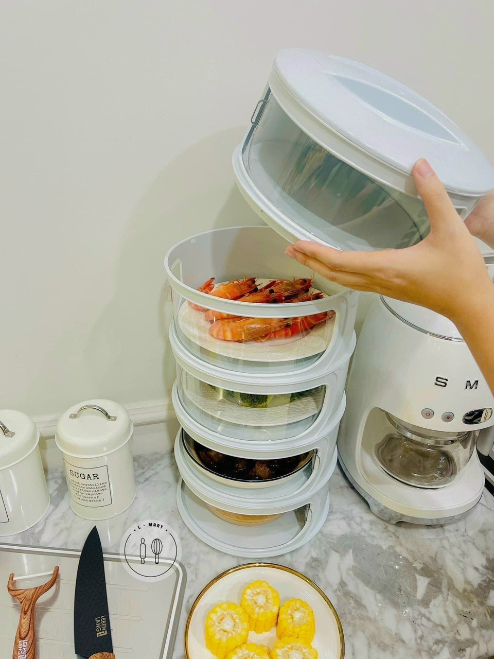 💥 LỒNG BÀN BUCOOK 5 TẦNG MỚI BẢO QUẢN THỰC PHẨM 💥
