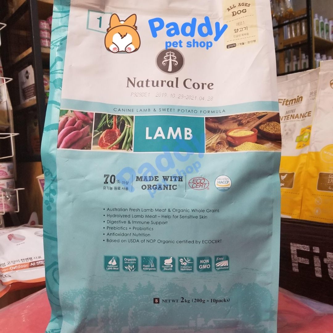 Hạt Cho Chó Mọi Lứa Tuổi Hữu Cơ Natural Core ECO Organic Cừu & Vịt