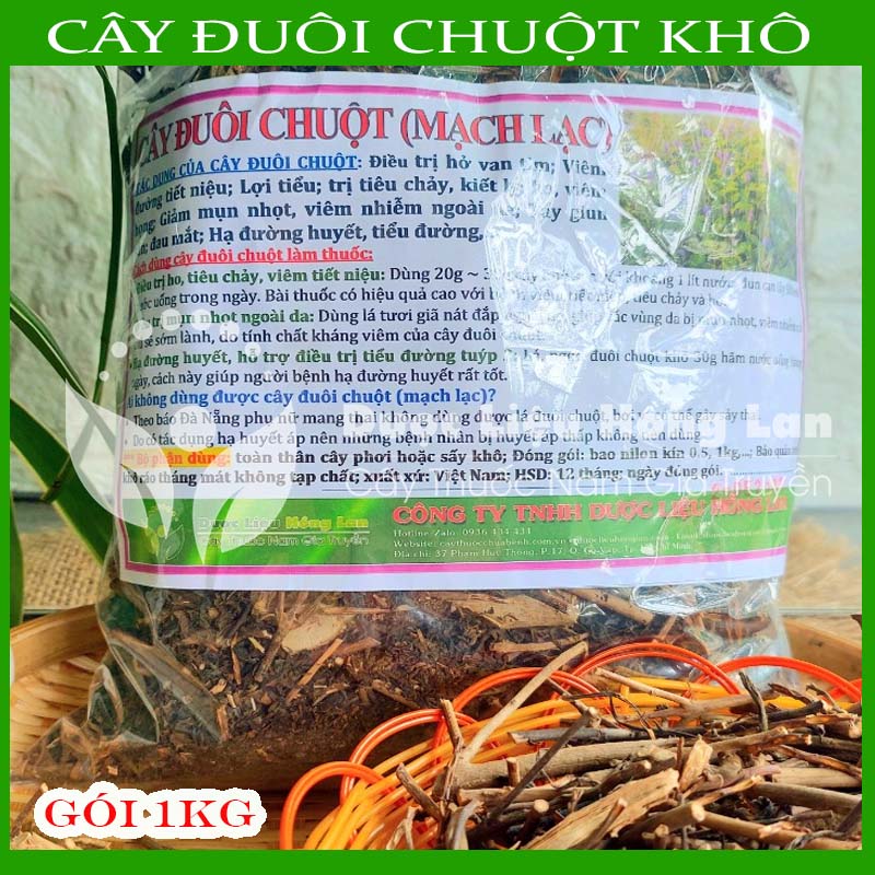 CÂY ĐUÔI CHUỘT khô đóng gói 1kg - congtyduoclieuhonglan