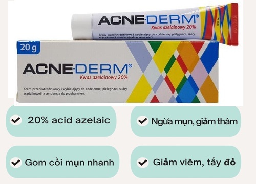 Kem giảm thâm, làm trắng da Acne Derm 20g