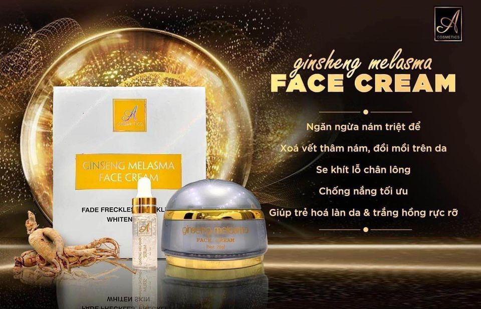 [TẶNG KÈM SERUM] Face Nám Nhân Sâm Acosmetic 2022