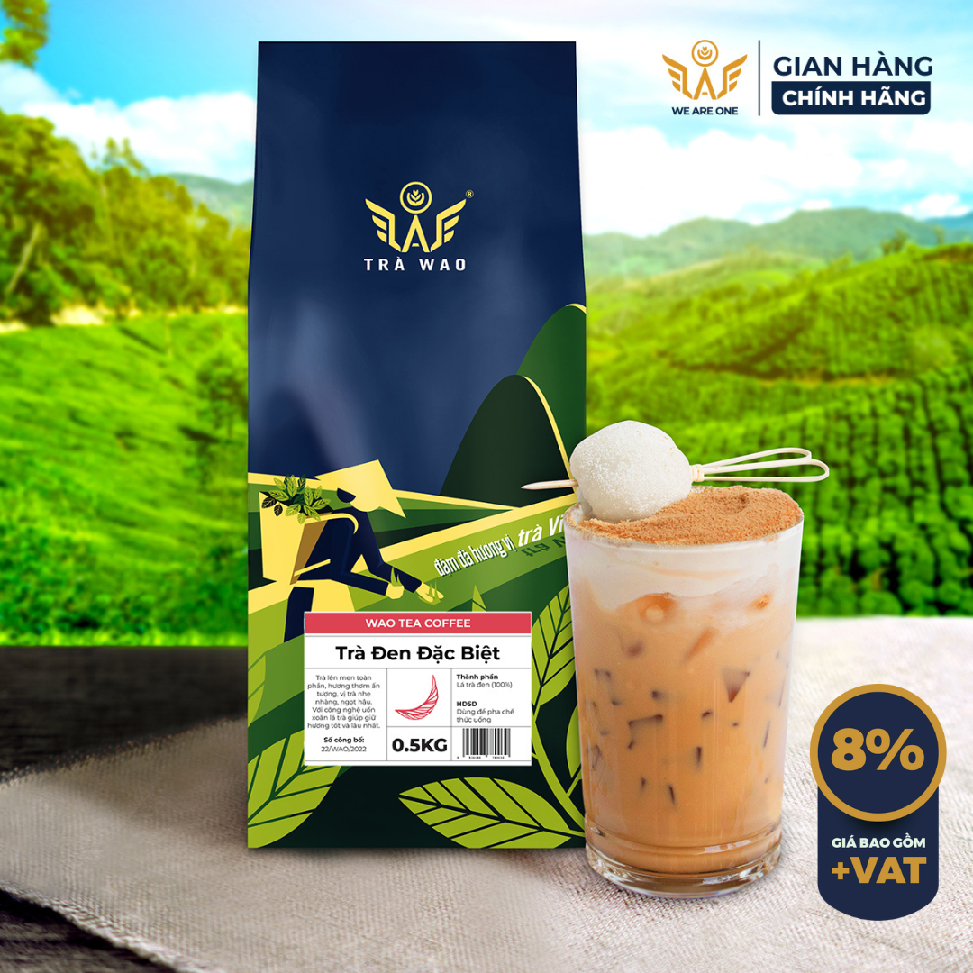 Trà Đen Đặc Biệt WAO (0,5Kg) pha trà sữa Đài Loan cực thơm