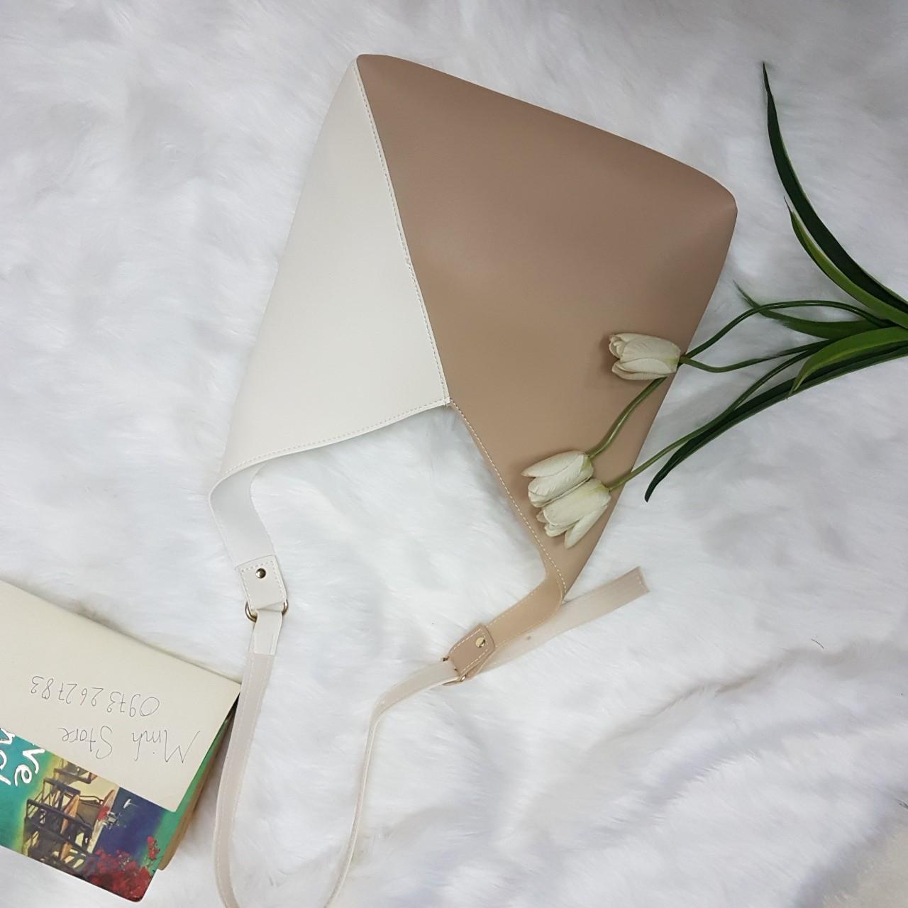 Túi da Cut - Out Bag phong cách Hàn trẻ trung