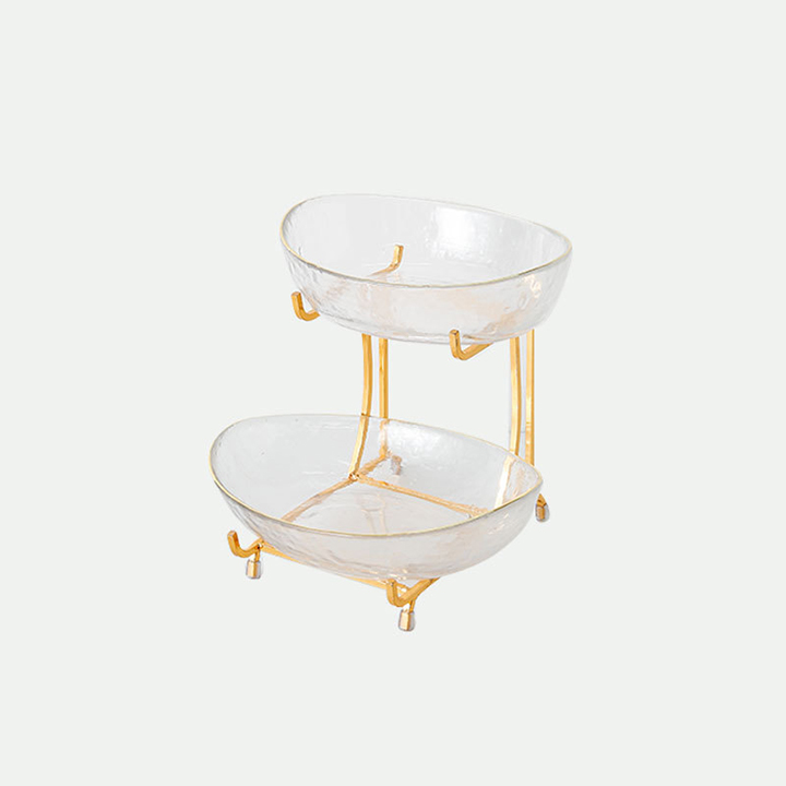 Khay thủy tinh đựng trái cây cao cấp kt11