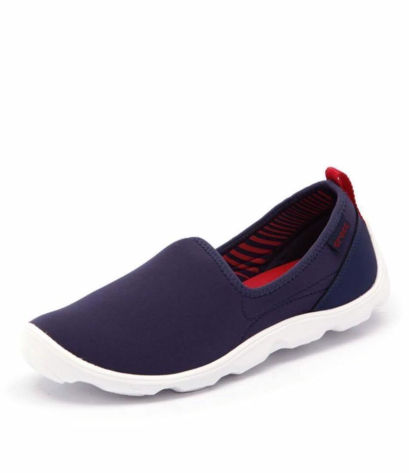 Giày vải Crocs skimmer cho nữ (màu xanh đen)