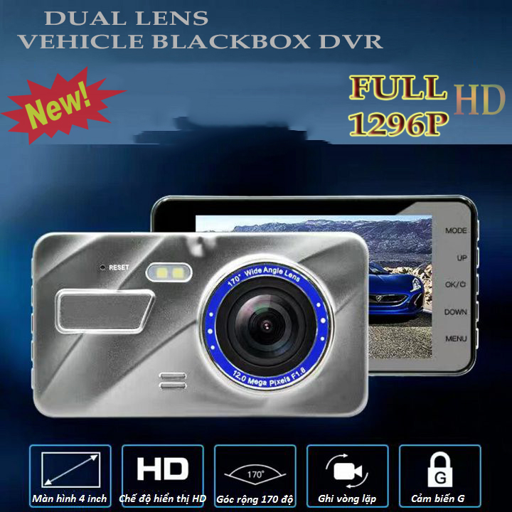 Cmaera hành trình 1296p hd camera chính hãng vietmap a10 cảm biến g - sensor khe cắm thẻ nhớ micro sd lên đến 64gb. bảo hành 12 tháng.