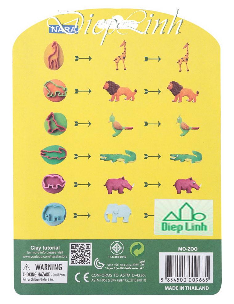 [Hcm]Kiddy Clay Thailand Happy Animals - Diep Linh