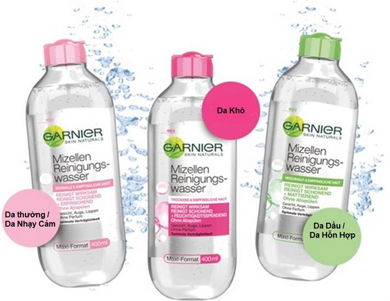 Nước Tẩy Trang Garnier Micellar Cleansing Water 400ml