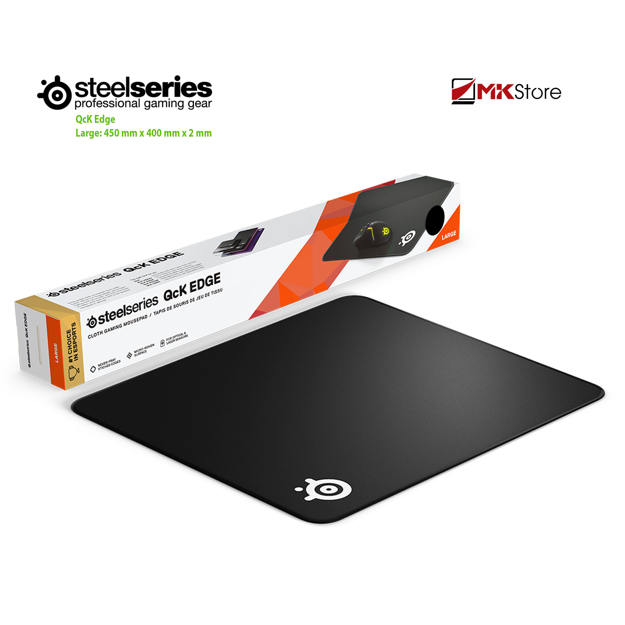 Miếng lót chuột STEELSERIES QcK Edge Medium / Large / XL MKStore