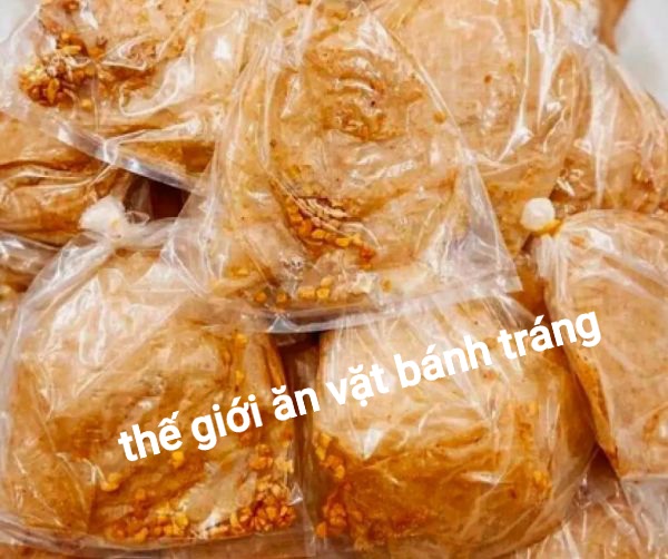 Combo 10 gói Bánh tráng muối nhuyễn tỏi phi siêu cay loại 1 Bánh tráng xì ke Bánh tráng tại lò tây ninh