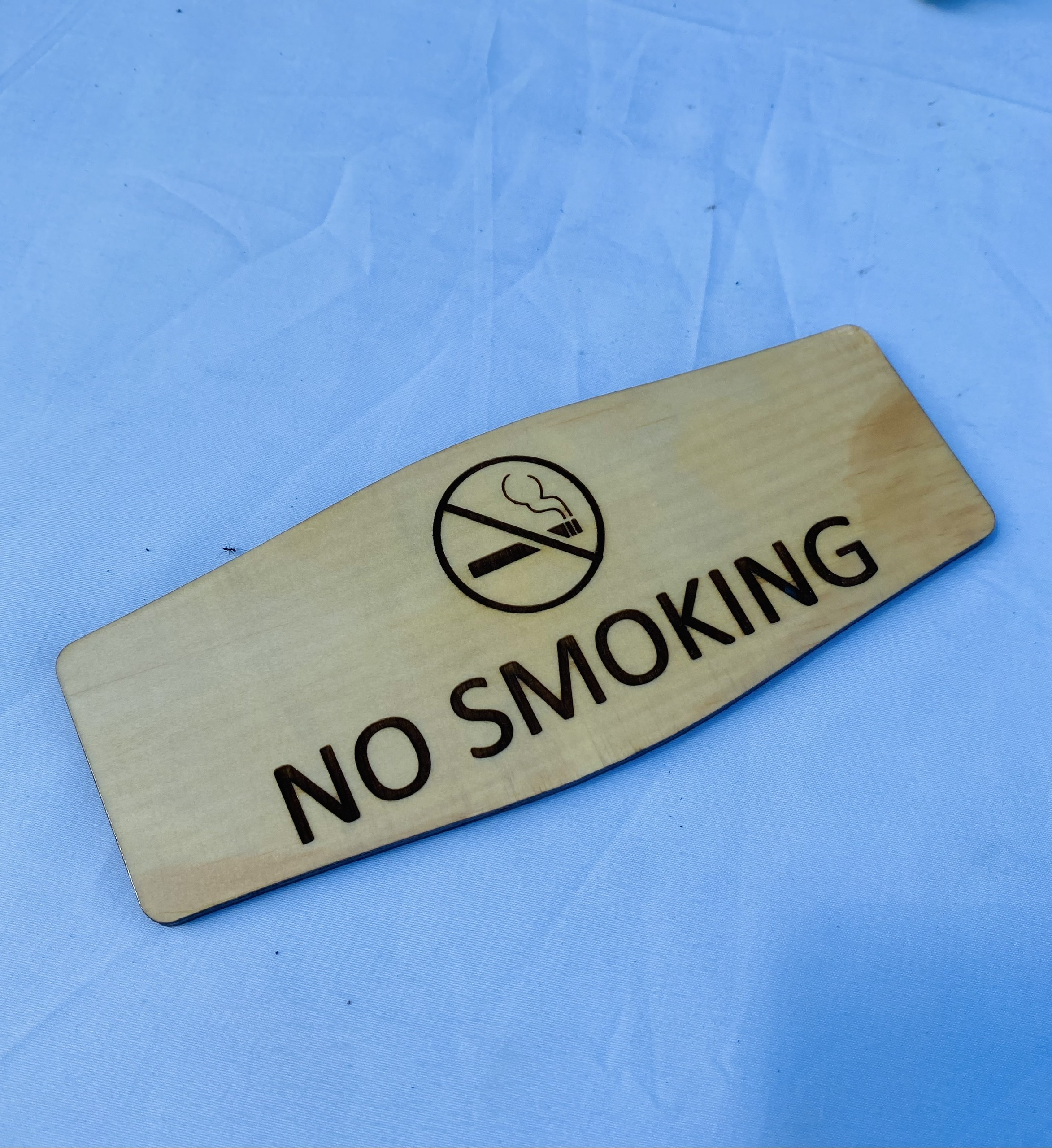Bảng gỗ No Smoking (20x9) - Xưởng LUXI decor