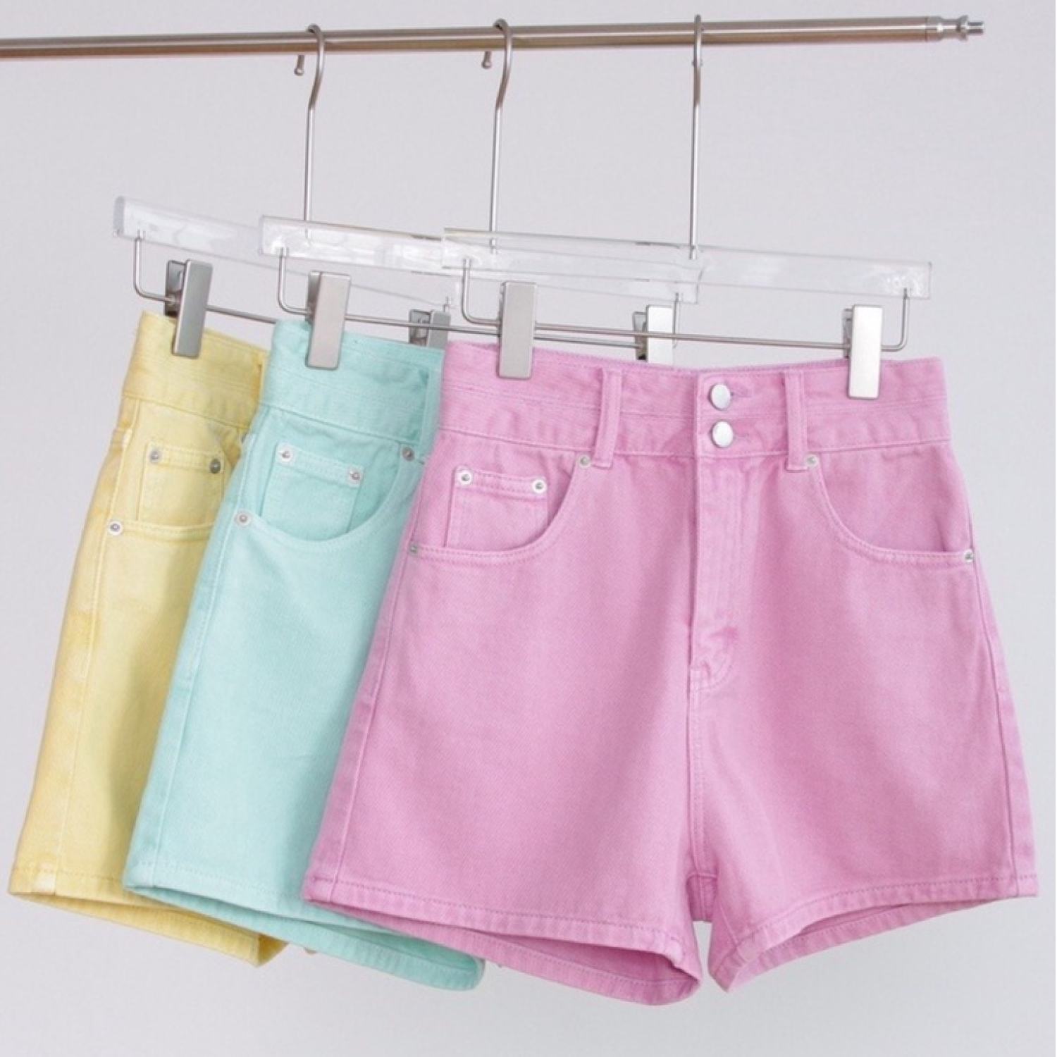 Quần short kaki 2 nút lưng cao lật lai xinh xắn (SK1104)