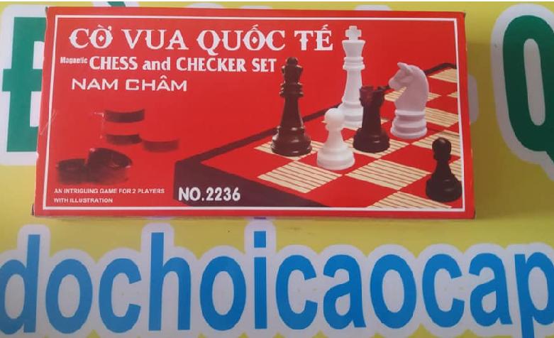 Bộ cờ vua nam châm cỡ vừa