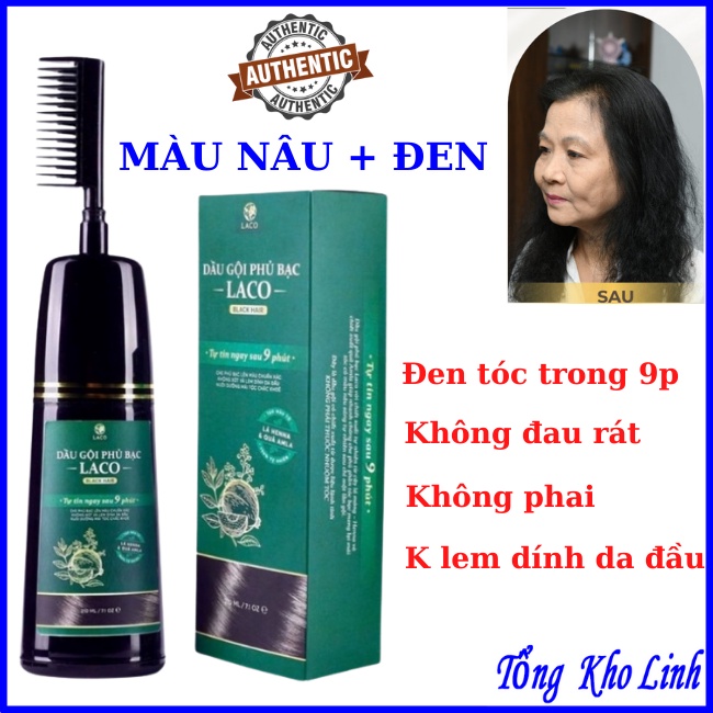 Sử dụng dầu gội phủ bạc Thảo Dược Laco Black Hair để giảm thiểu tối đa những sợi tóc bạc, làm cho mái tóc của bạn thật sự trẻ trung và đầy sức sống. Hãy xem hình ảnh liên quan để thấy một cách rõ ràng sự khác biệt sau khi sử dụng sản phẩm này.