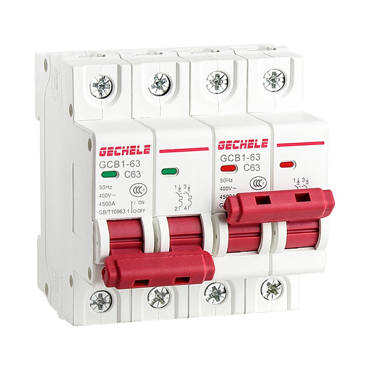 Aptomat đảo chiều 1 pha 63A Gechele-át đảo chiều