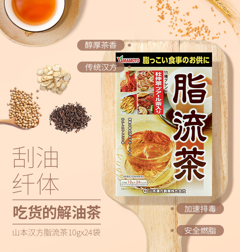 [HCM]TRÀ TIÊU MỠ YAMAMOTO 24 TÚI NHẬT BẢN
