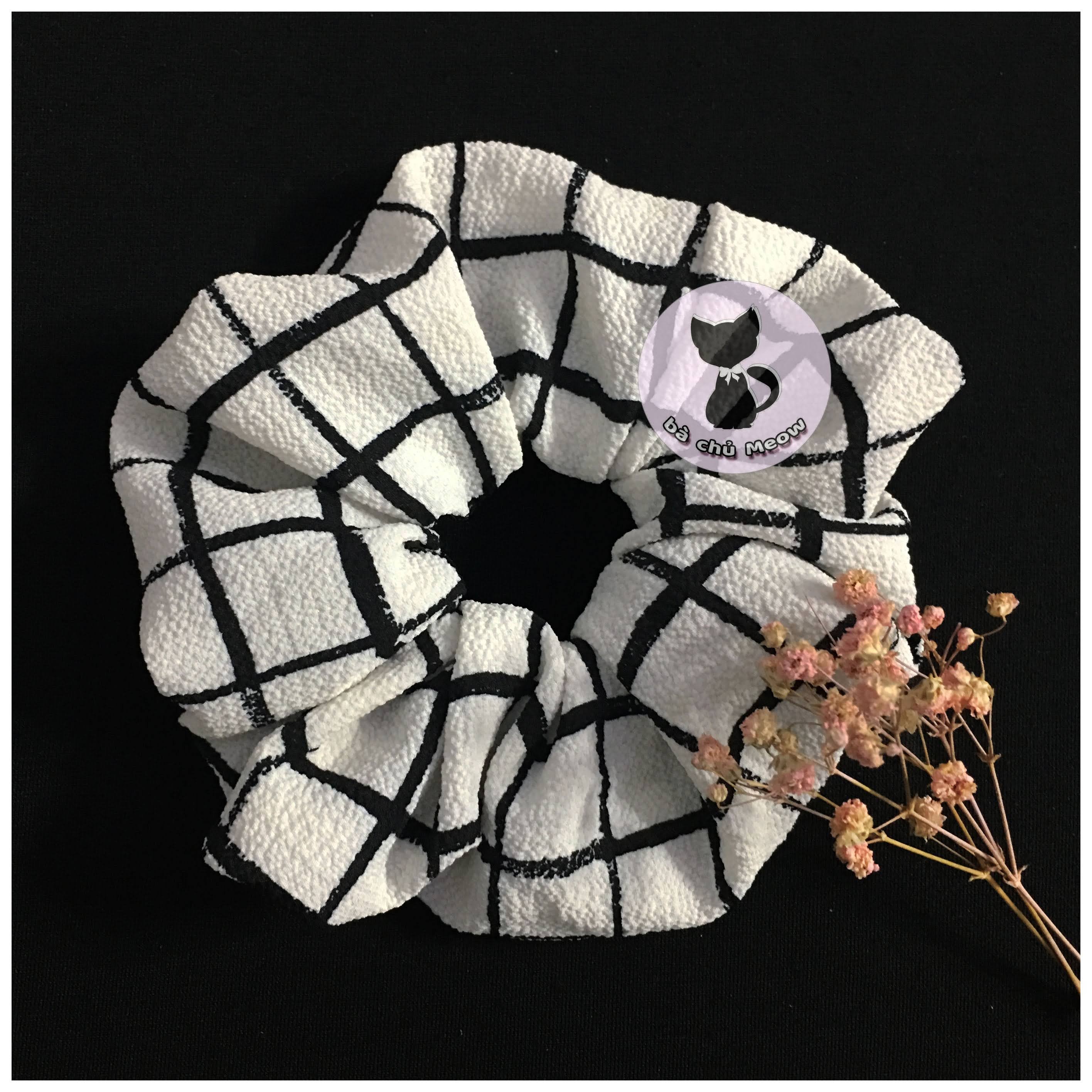 Dây cột tóc - Đồ cột tóc phong cách Vintage - Scrunchies Caro