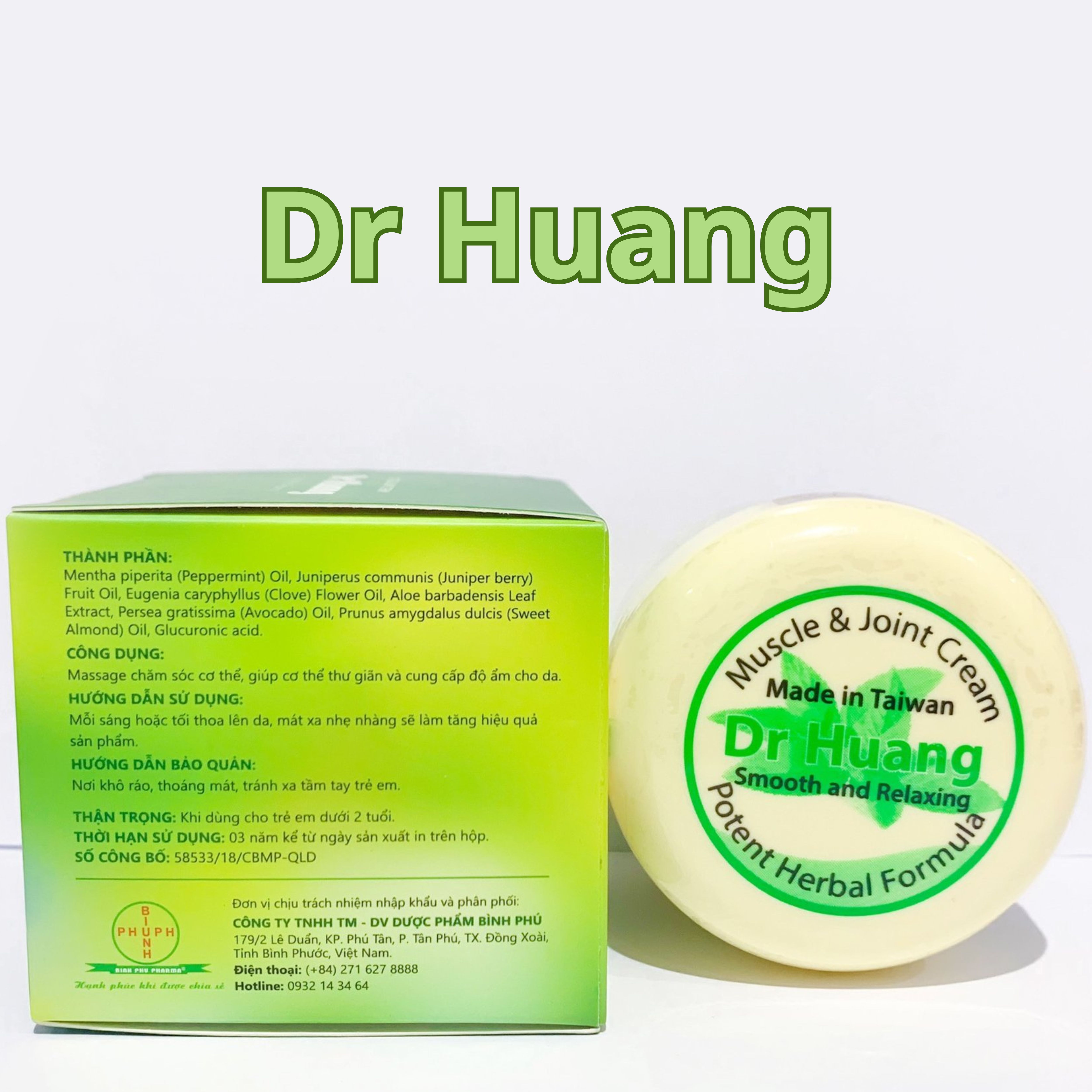 Dầu Thảo Dược Dr. Huang Hộp 60ml (Đài Loan)