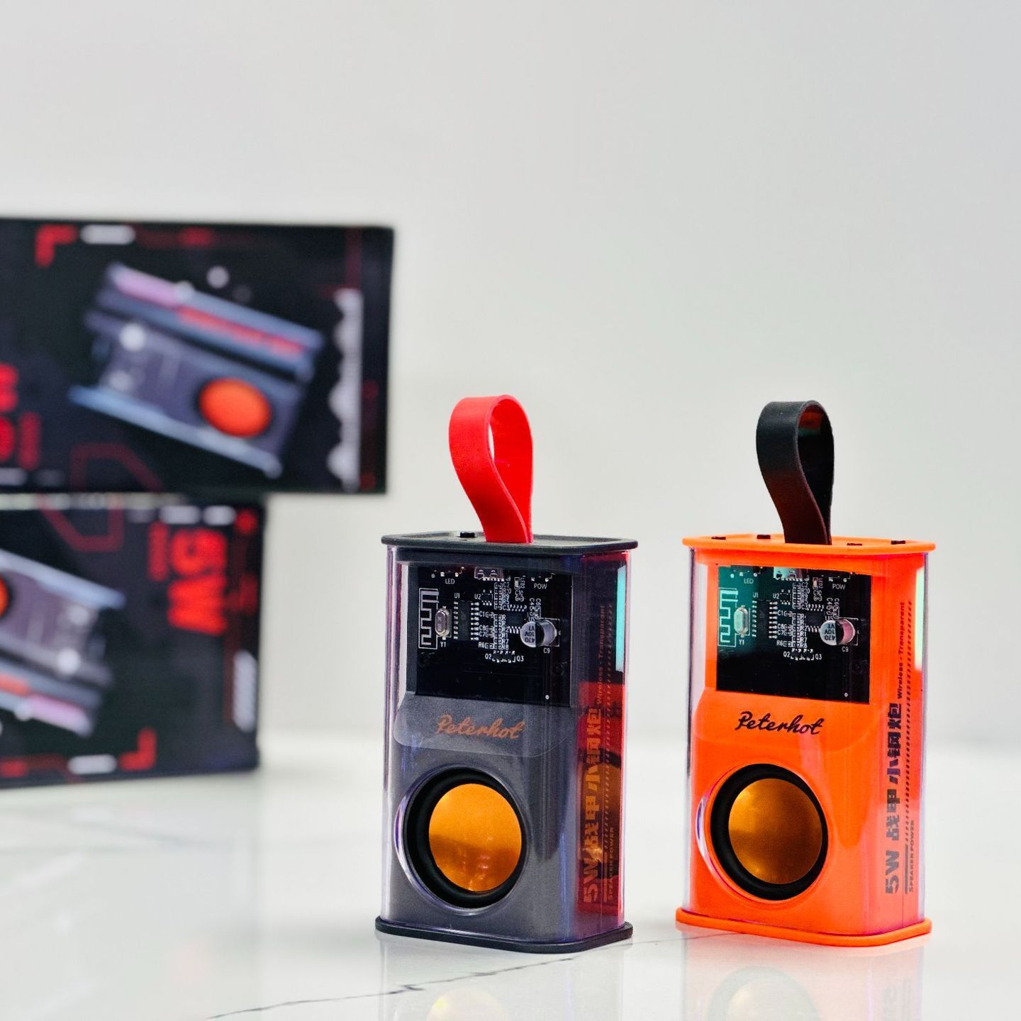 Loa Bluetooth Mini Trong Suốt A36 Nghe Nhạc Không Dây Nhiều Màu, Nghe nhạc cực hay, Bảo hành 12 Tháng