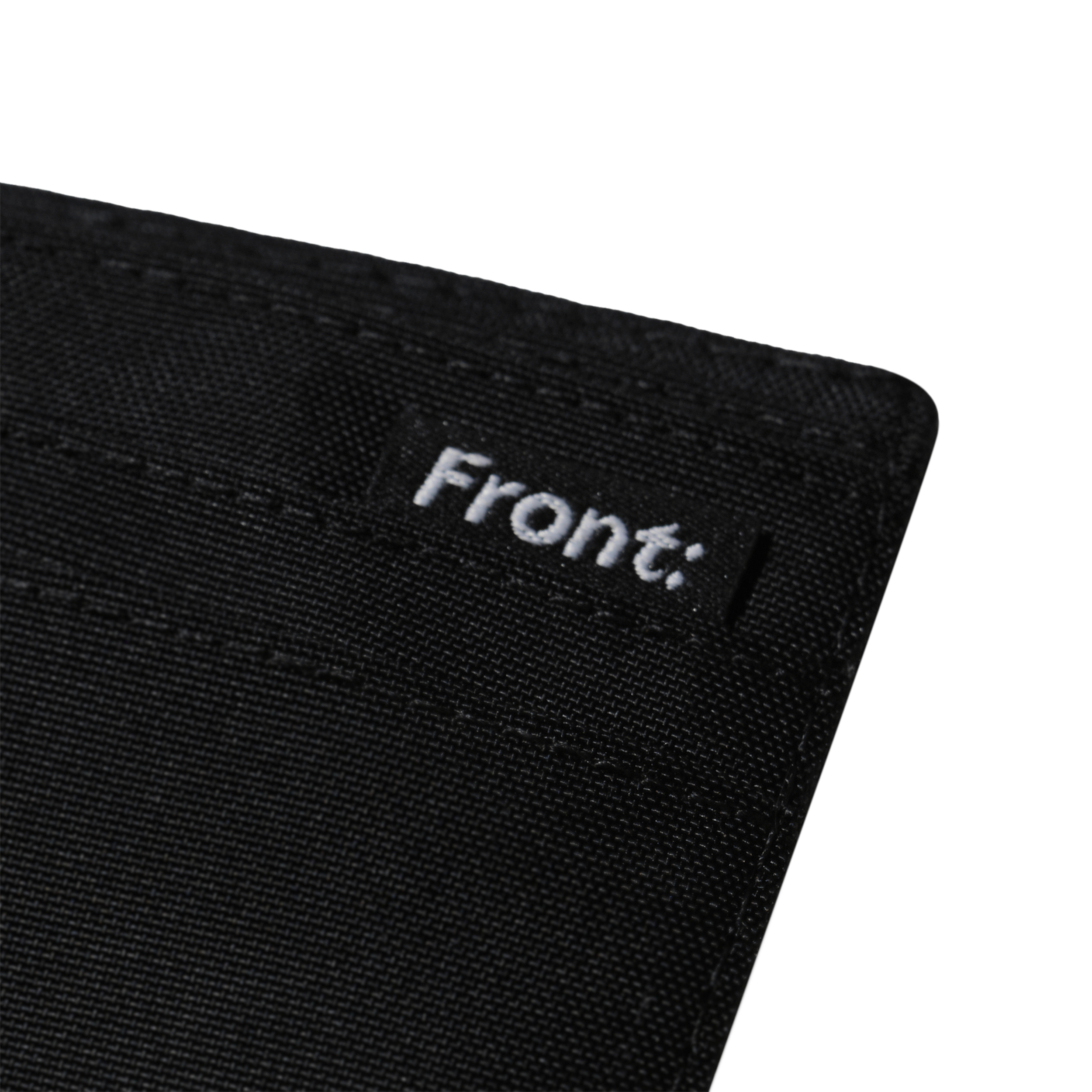 FRONT The Knight F Abundant Wallet D123 - BLACK ♟ Ví FRONT chất liệu Polyester