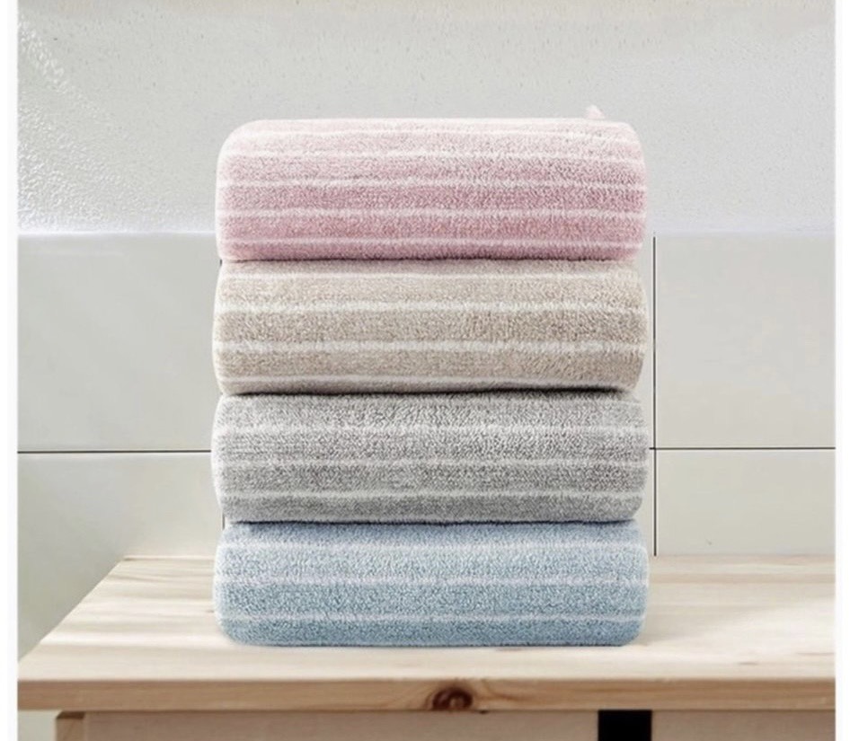 Khăn tắm lông cừu, Kẻ tăm, KT 70x140cm