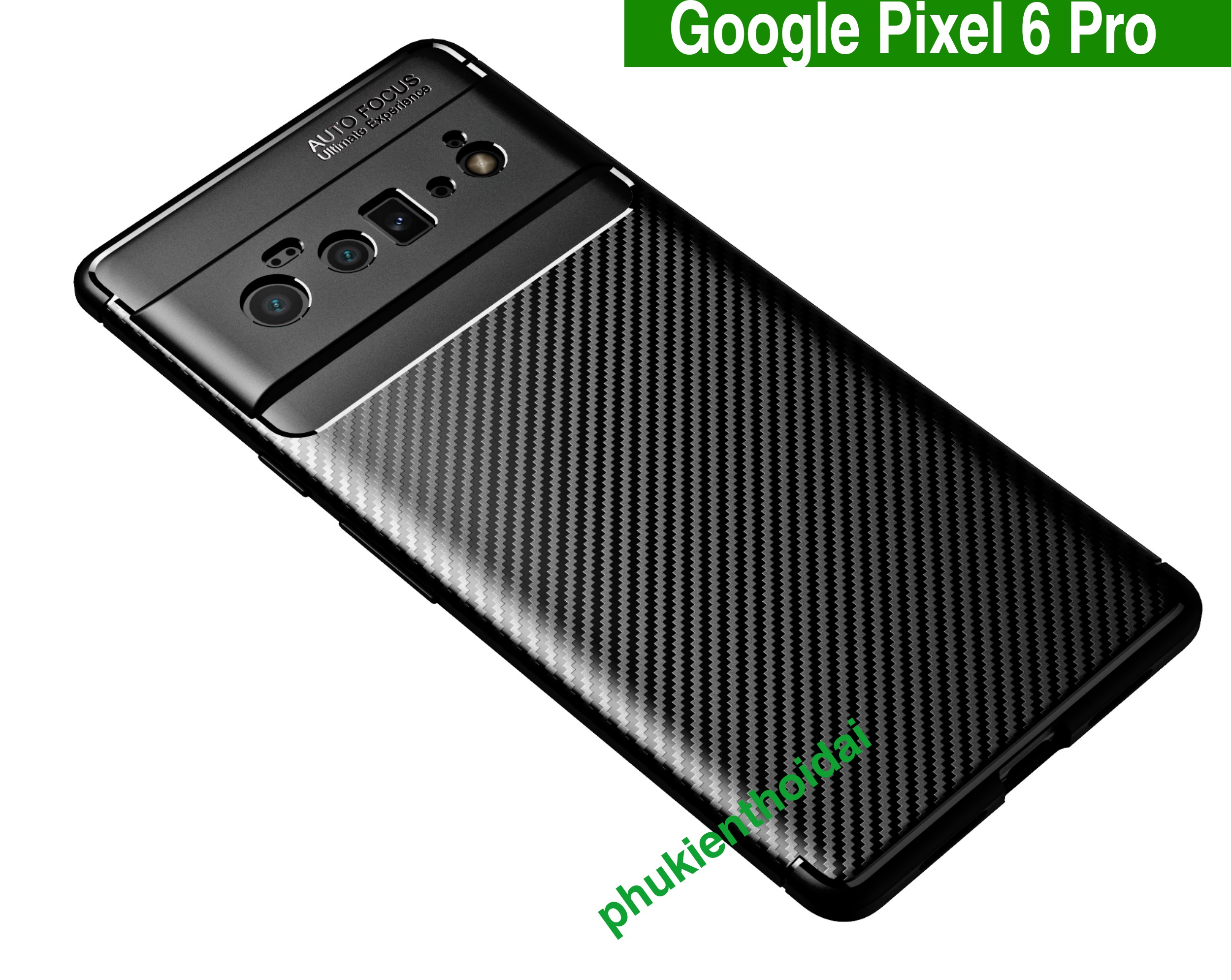 Ốp lưng Pixel 6 Pro vân Rằn Ri hiệu Auto Focus chống sốc chống va đập mạnh siêu bền
