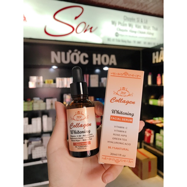 Tinh Chất Collagen 701 Plus Trắng mịn 30ml