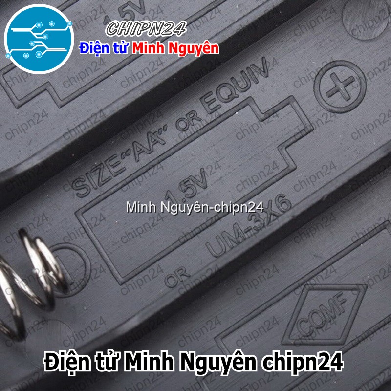 [1 cái] (C4) Hộp Đế pin 4 viên AA - HH000603