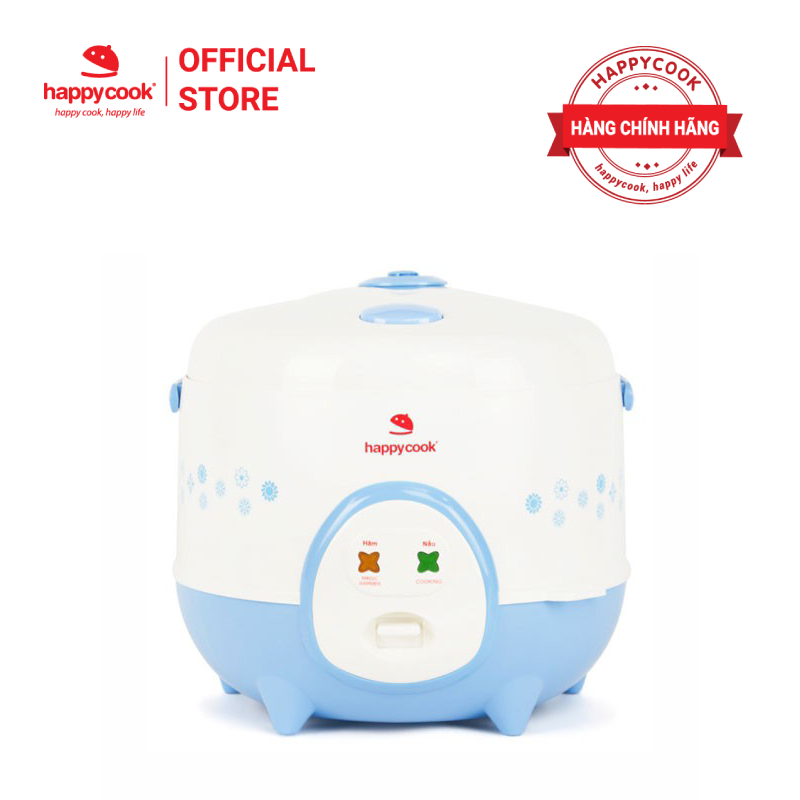 Nồi cơm điện nắp gài 1.8 lít Happy Cook HC-180A (Trắng)