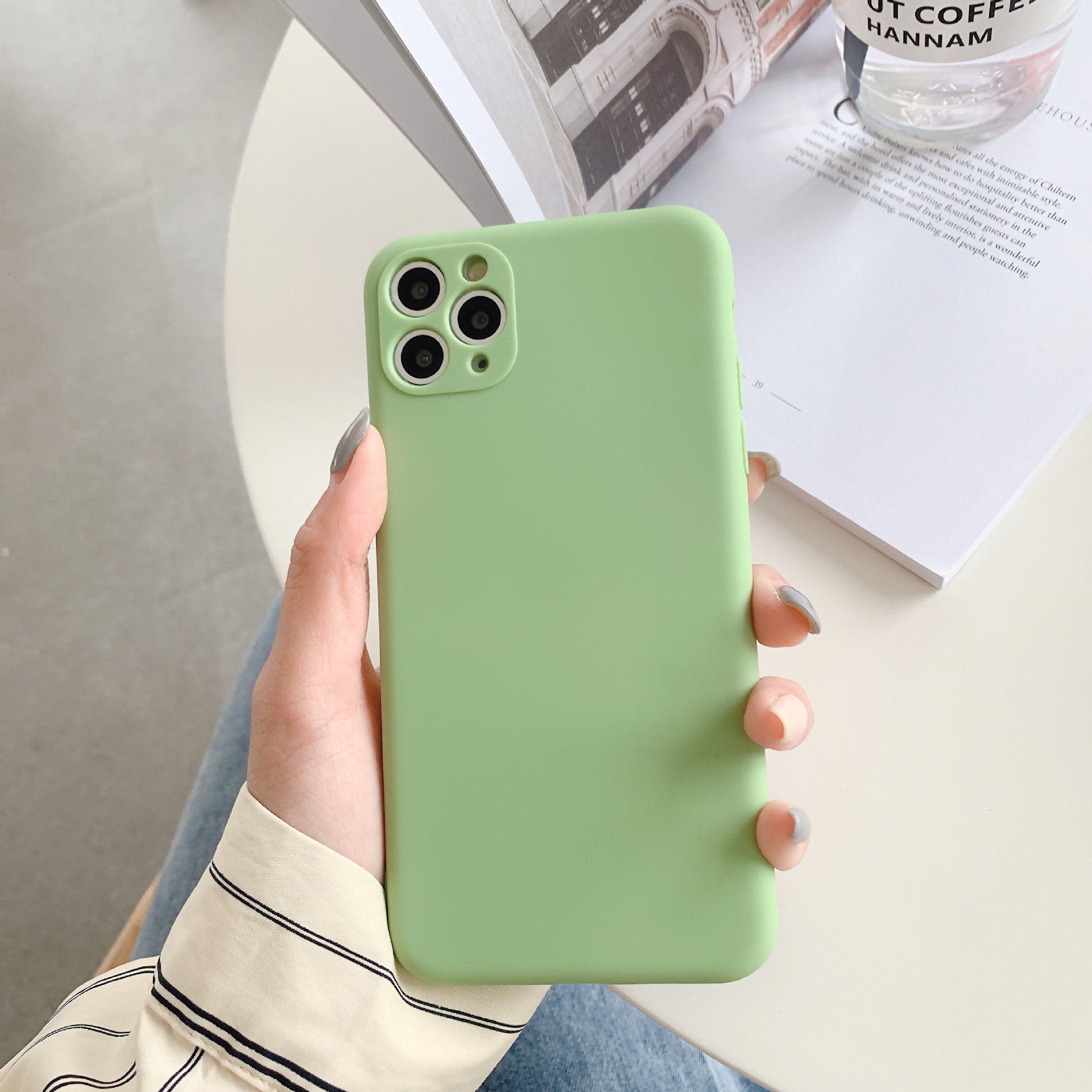 Ốp iphone dẻo màu trơn (đủ màu) 6plus/6splus/7plus/8plus/X/Xs/Xsmax/11/11promax