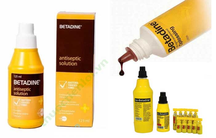Betadine 10% 125ml Antiseptic sát khuẩn-125ml