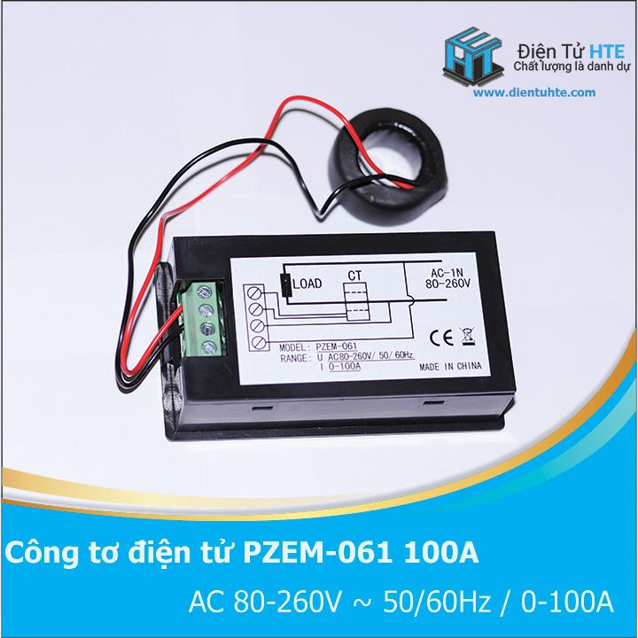 Công tơ điện tử 100A PZEM-061
