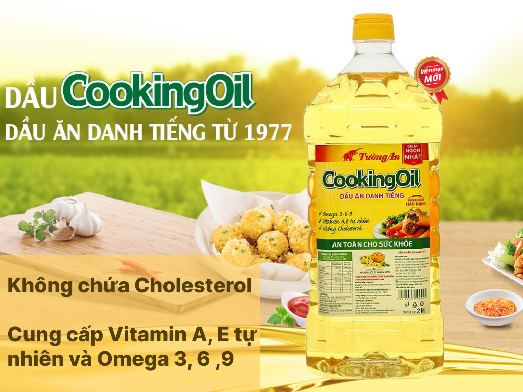 Dầu ăn Tường An can 2 Lít