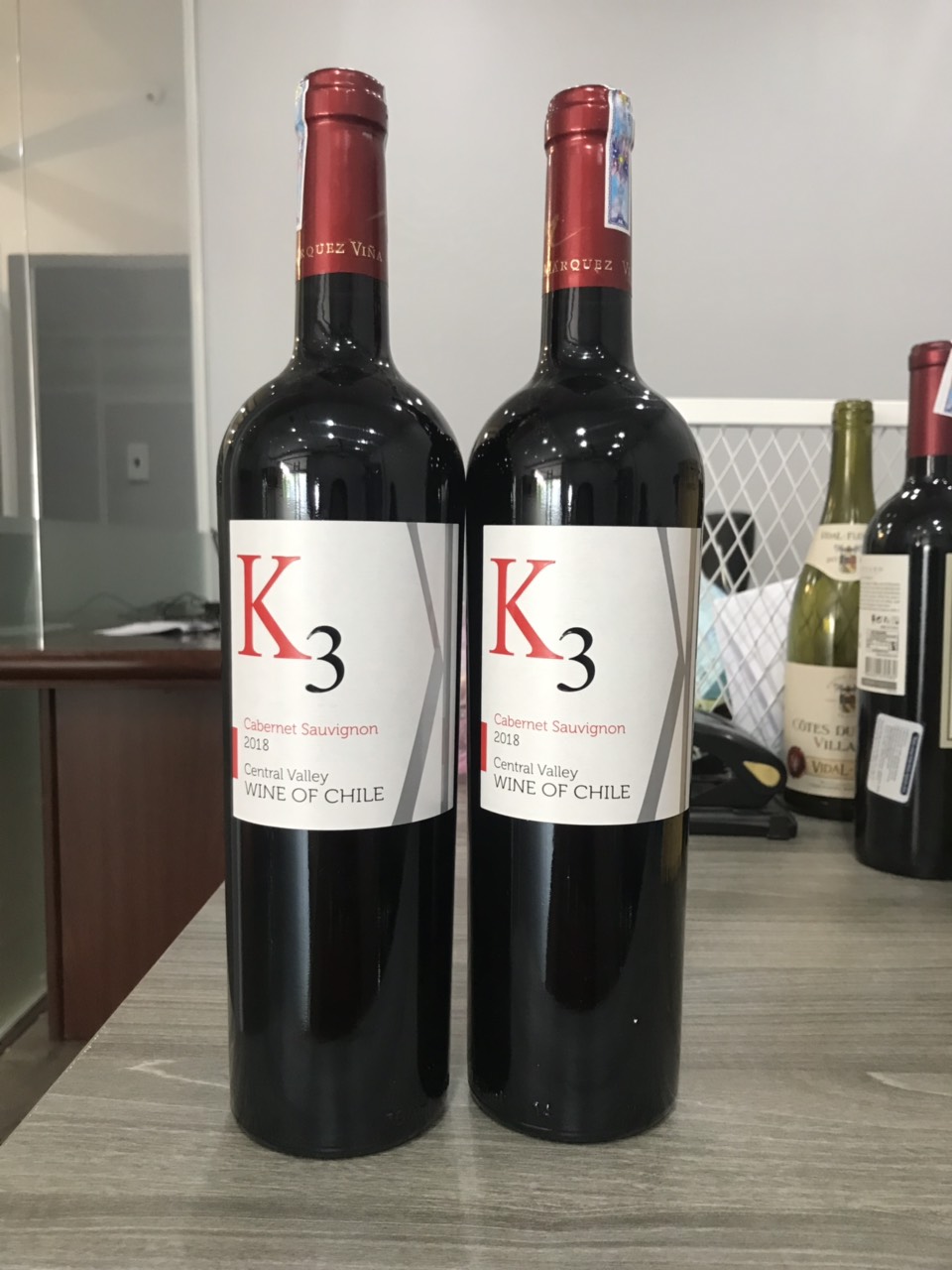 Vang Chile K3 Cabernet Sauvignon nhập khẩu