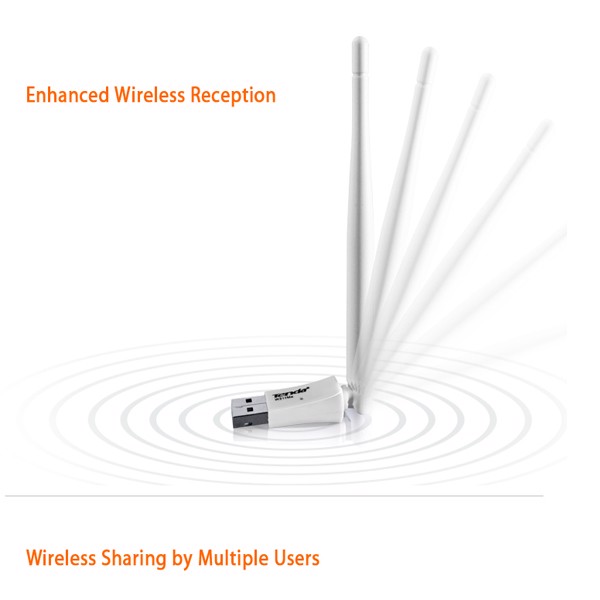 USB thu sóng Wifi tốc độ 150Mbps Tenda W311MA (Trắng)