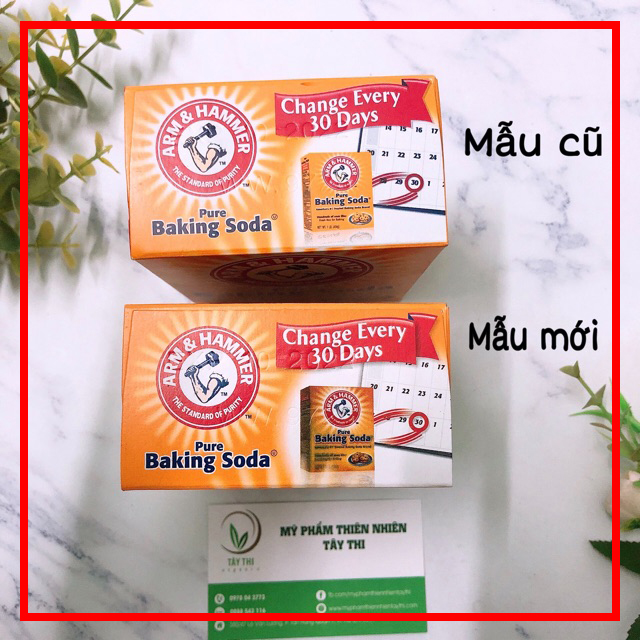 [HCM]Bột Baking Soda Đa Công Dụng Hộp Giấy 454Gram