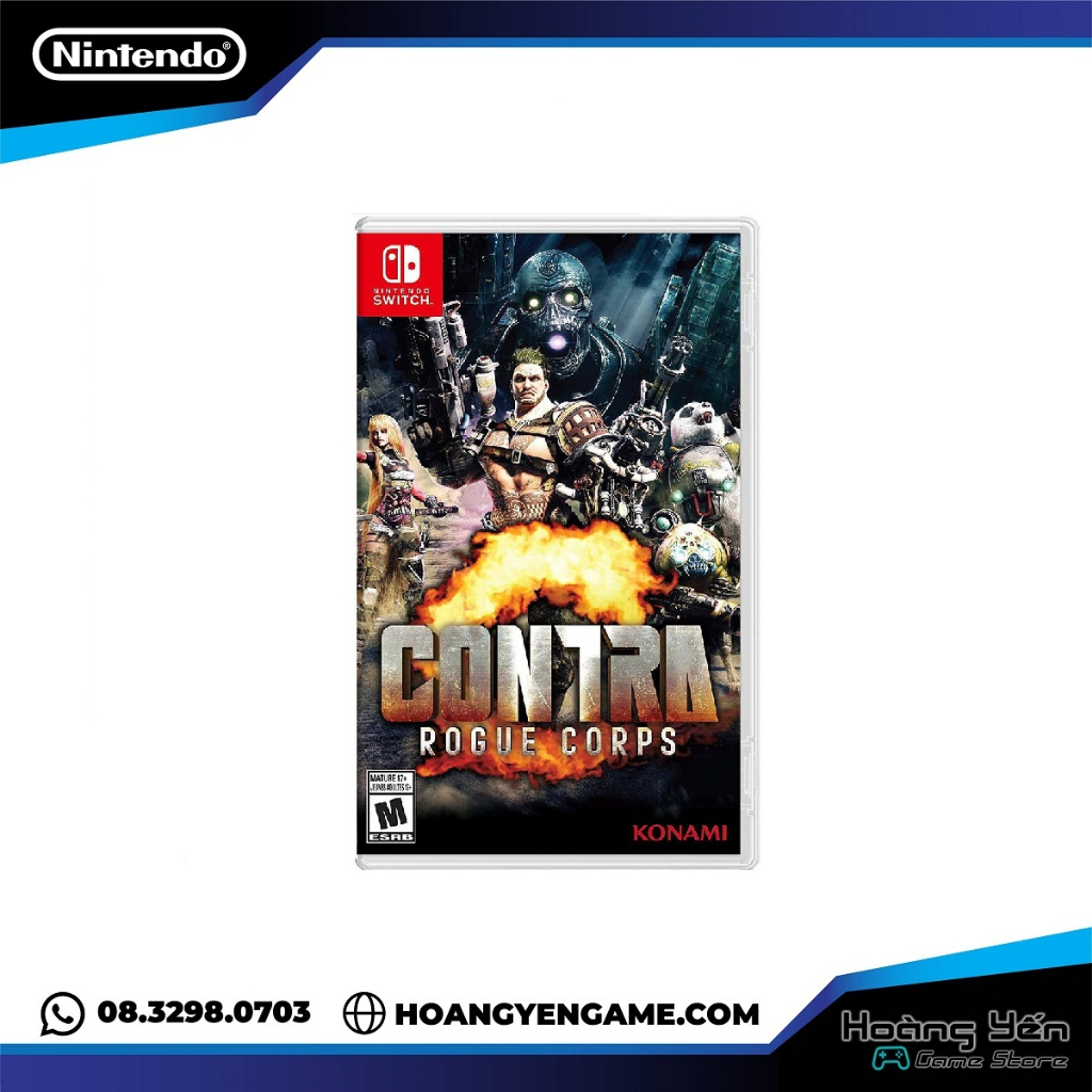 Thẻ game Contra Rogue Corps Nintendo Switch
