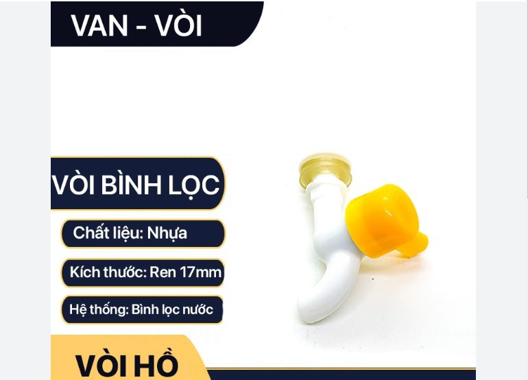 [HCM]Van Bình Nước, Van Bình Lọc Nước Các Loại