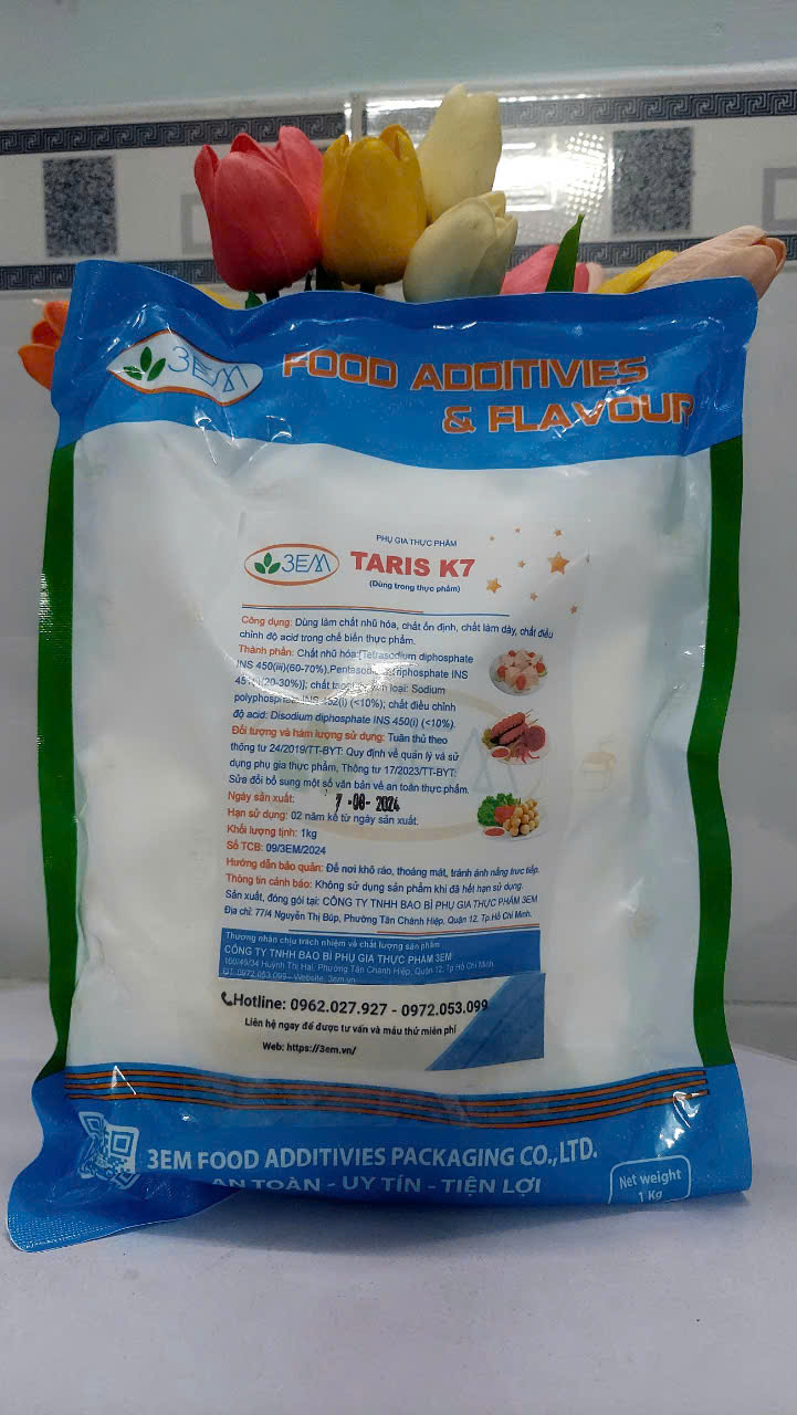 GIÒN DAI SẦN SẬT TARIS K7 CHO CHẢ LỤA/ CHẢ CÁ/ XÚC XÍCH