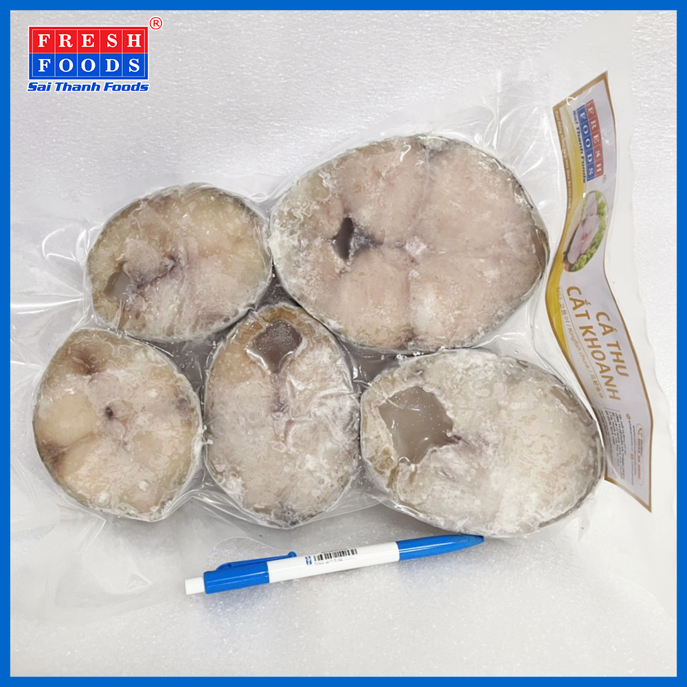 [HCM] Cá Thu Cắt Khúc (500gr/Túi) - SaiThanhFoods