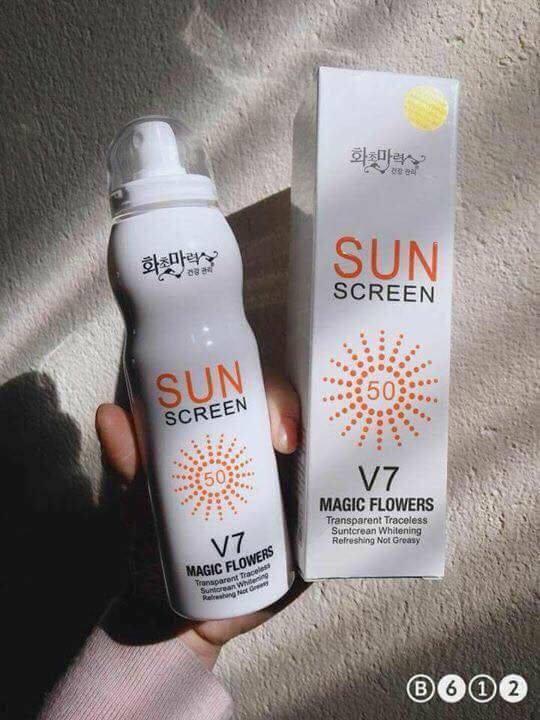 XỊT CHỐNG NẮNG V7 SUN SCREEN SPF 50+++