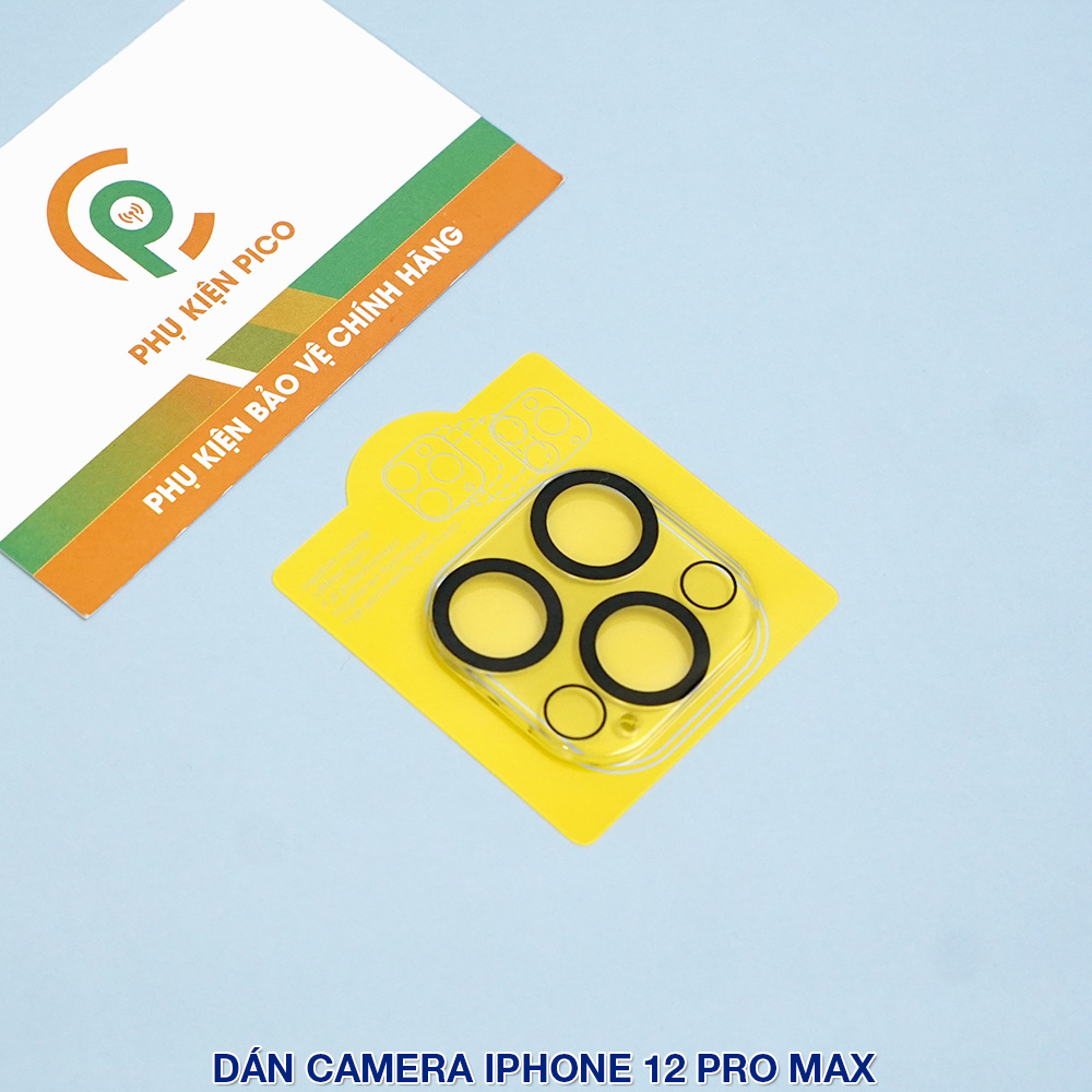 Dán bảo vệ camera Iphone 12 Pro Full cụm camera 3D - Dán camera Iphone 12 Pro - Dán Bảo Vệ Ống Kính iPhone 12 Pro