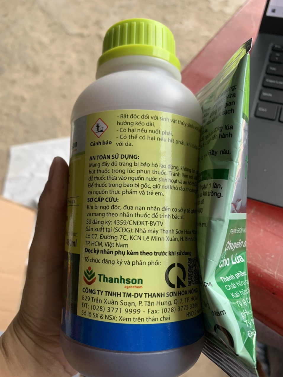 Thuốc trừ cỏ CANTANIL 550EC 480mL